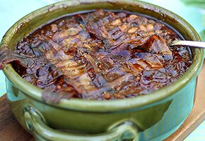 Sweet and Spicy Baked Beans
