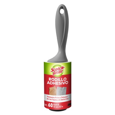 Packshot de Rodillo Adhesivo Lint Roller Scotch-Brite®, que remueve pelos, pelusas y polvo.
