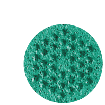 'NUEVA TECNOLOGÍA ESFERAS DE LIMPIEZA' con fondo transparente.