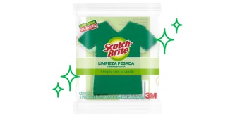 Imagen empaque del produto Esponja Limpieza Pesada con forma de playera, edición mundual 2026.
